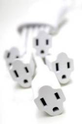 How many Ascensionian Island power outlets are available?