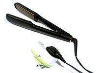 How can I add a safety timer to my existing hair straighteners?