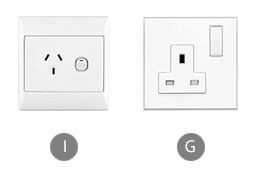 Which plug adapter will you need for using  hair straighteners in Solomon Islands?